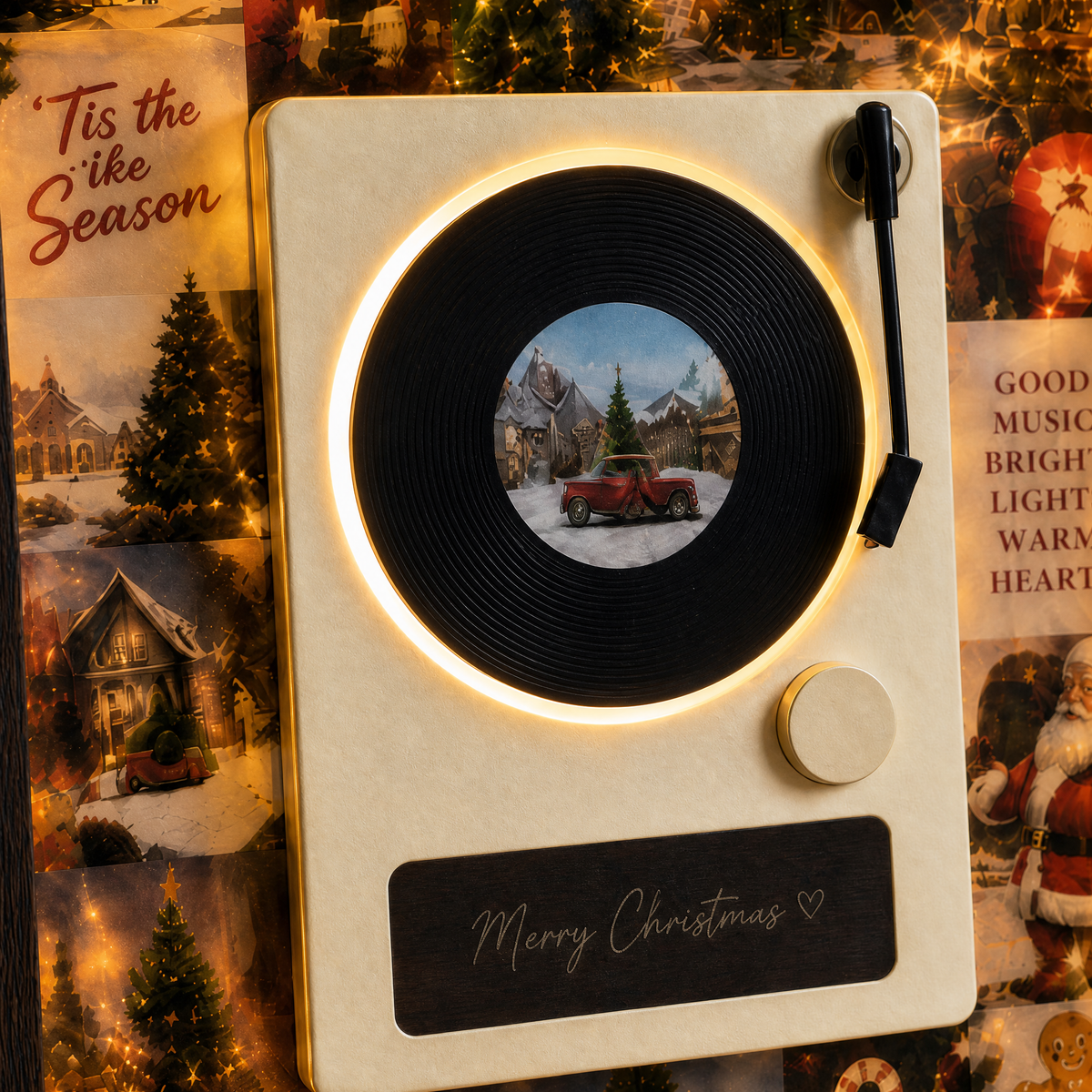 Christmas Vinyl Frame